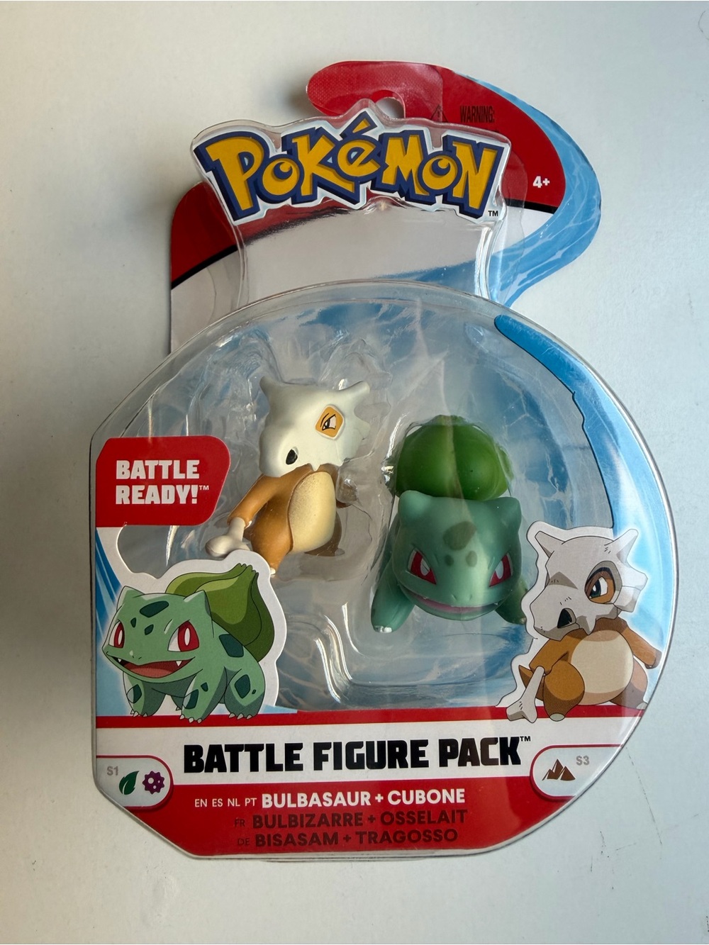 Pokémon Battle Figure Pack - Bulbasaur & Cubone